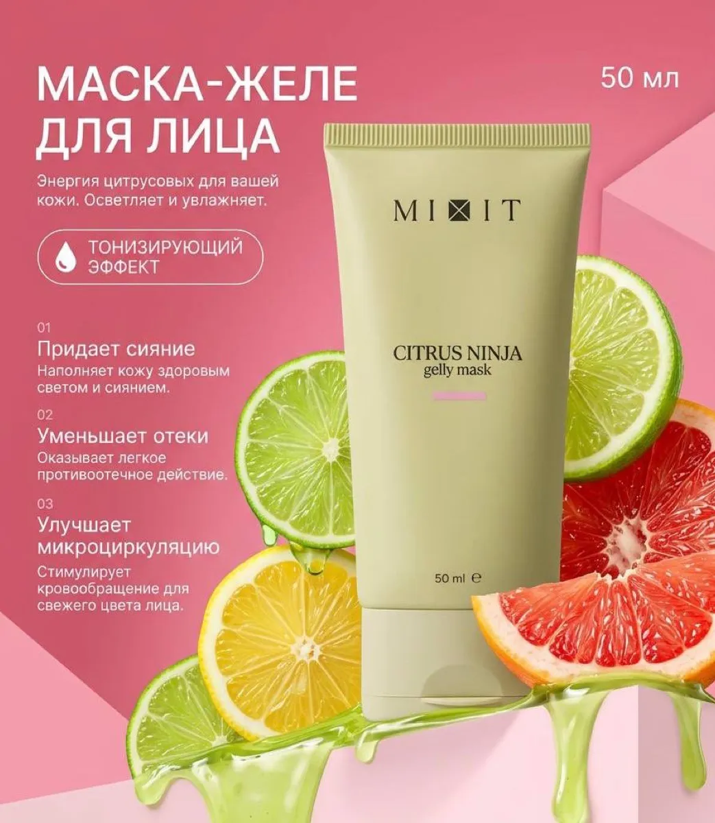 Маска для лица — инфографика