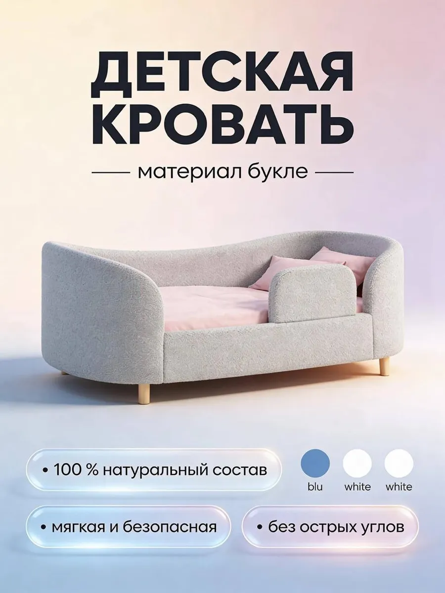 Детская кровать — инфографика